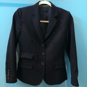 J. Crew navy blue wool blazer - size 0 XS